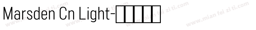 Marsden Cn Light字体转换